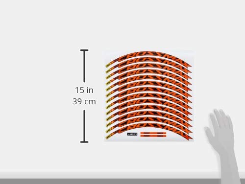 Ecoshirt Pegatinas Stickers Llanta Rim Mavic Crossmax SL Pro 26" 27,5" Am50 MTB Downhill, Naranja 27.5"