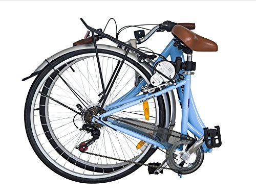 Ecosmo 26Alf08B - Bicicleta Plegable