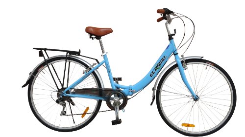 Ecosmo 26Alf08B - Bicicleta Plegable