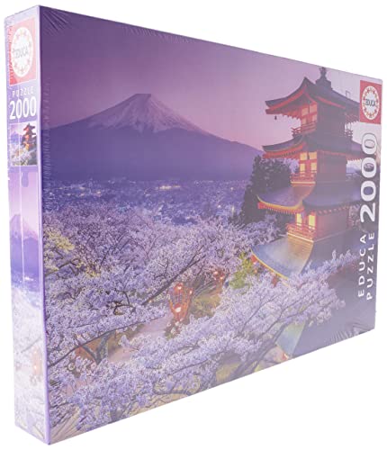 Educa - Genuine Puzzles: Monte Fuji, Japón Puzzle, 2000 Piezas, Multicolor (16775)