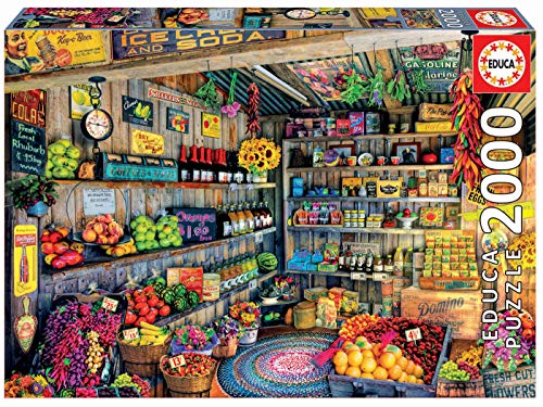 Educa - Tienda de Comestibles Puzzle, 2000 Piezas, Multicolor, 2.000 (17128)