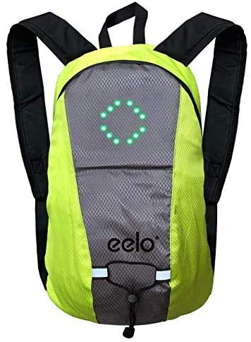 eelo Cyglo Lite: la última Mochila para Bicicletas al Aire Libre para una Visibilidad y Conciencia Completas. Mantener al Conductor a Salvo de Conductores descuidados. LED - Verde (Lite)