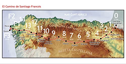El Camino de Santiago: El Camino Francés en bicicleta: 28 (Bici:map)