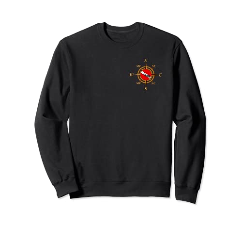 El más profundo el mejor divertido buceador de buceo (2 caras) Sudadera