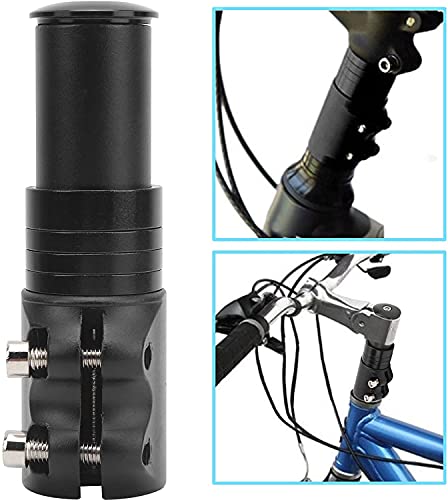 Elevador de Manillar de Bicicleta Adaptador de Extensor de Aleación de Aluminio para Bicicleta de Montaña, Bicicleta de Carretera, MTB, BMX 28.6mm Negro