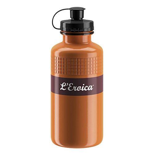 Elite Bidón eroica Vintage 500ml, Rojizo marrón