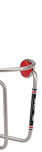 Elite Ciussi - Portabidón para Bicicleta, Acero Inoxidable, Color Plata, Talla única