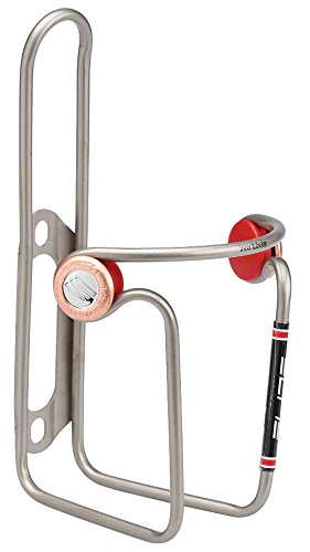 Elite Ciussi - Portabidón para Bicicleta, Acero Inoxidable, Color Plata, Talla única