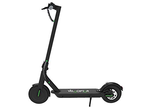 EMG Velociptor Patinete eléctrico ES 85 W – Scooter Plegable, Potente Motor de 350 W, Velocidad máxima 25 km/h, Aluminio, Ruedas de 8,5 Pulgadas, Freno de Disco, Negro, Talla única (Part_B07YVB2W36)