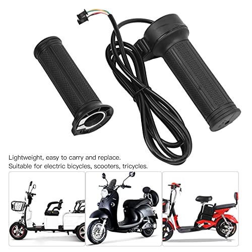 Empuñadura de Manillar, Goma de Empuñadura de Acelerador de Bicicleta de Baja Tasa de Fallas para Bicicletas Eléctricas para Scooters Eléctricos para Triciclos Eléctricos