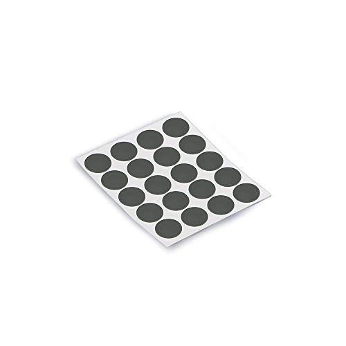 Emuca 4026423 4026423-Tapa tornillos, adhesiva, diámetro 13 mm, Antracita, UD, gris antracita, diámetro 13 mm, 200 unidades