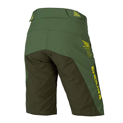 Endura SingleTrack - Pantalones cortos de ciclismo para hombre, color verde bosque, talla XL