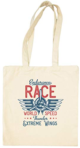 Endurance Race World Speed Bolsa Tote Blanca