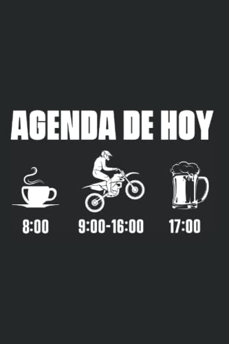 Enduro Ciclismo Café Cerveza - Bicicleta All Mountain Cuaderno De Notas: Formato A5 I 110 Páginas I Regalo Como Diario Planificador O Agenda