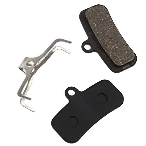 ENET Juego de 2 pastillas de freno de disco de resina para bicicleta MTB de carretera de frenado compatible con Shimano M810 M820 ZEE M640 H01 D01S D02S