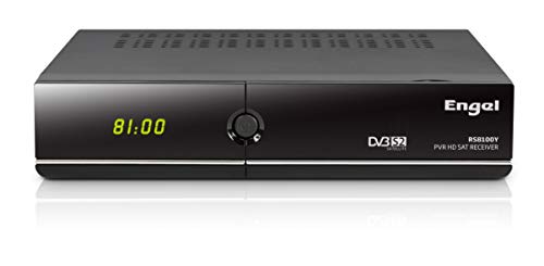 Engel RS8100Y - Receptor TV satélite HD PVR con WiFi, Negro