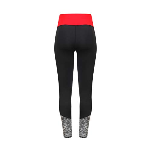 Eono Essentials - Mallas de yoga para mujer con cintura de talle alto que estiliza la figura, talla M