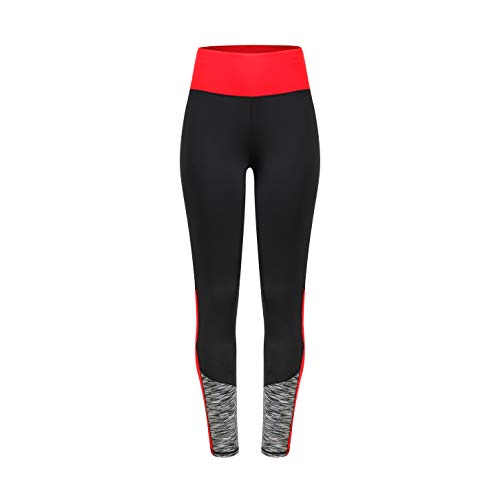 Eono Essentials - Mallas de yoga para mujer con cintura de talle alto que estiliza la figura, talla M
