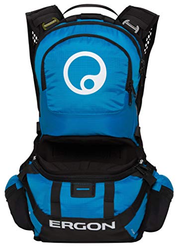 Ergon BE2 Enduro Mochila, Unisex Adulto, Negro y Azul, S-L