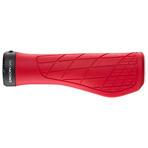 Ergon Grips Technical-Ga3 Small Risky Red (Rouge) Asa para Bicicleta, Unisex Adulto, Rojo