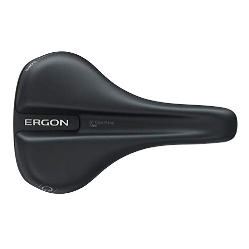Ergon ST Core Prime Sillín de Bicicleta, Hombre, Negro/Gris, Small/Medium