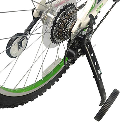 Estabilizador universal de ruedas junior, rueda de entrenamiento de bicicleta para niños Asistente de estabilizador de equilibrio de bicicleta de acero para bicicleta de 16-18-20-22-24 pulgadas,