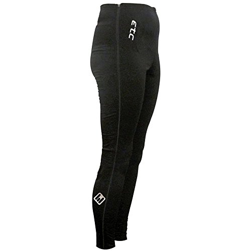 ETC Warm up Tights Calentadores, Hombre, Negro, 3X-Small