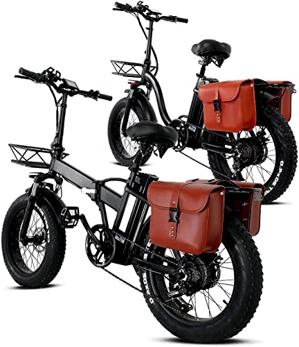 EU Stock GW20 & Y20 (2 uds.) Bicicleta Eléctrica Plegable De 20 Pulgadas para Mujeres Y Hombres con Bicicletas Eléctricas De 750w 48v 15ah Bicicletas Eléctricas De Montaña