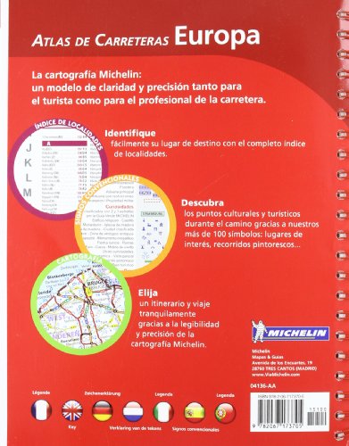 Europa (Atlas de carreteras) (Atlas de carreteras Michelin)