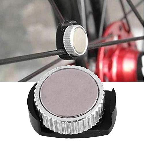 Ever Imán del velocímetro, Rueda de Bicicleta Imán Fuerte Velocímetro Cuentakilómetros Accesorio Universal Bike Computer Mount Tool