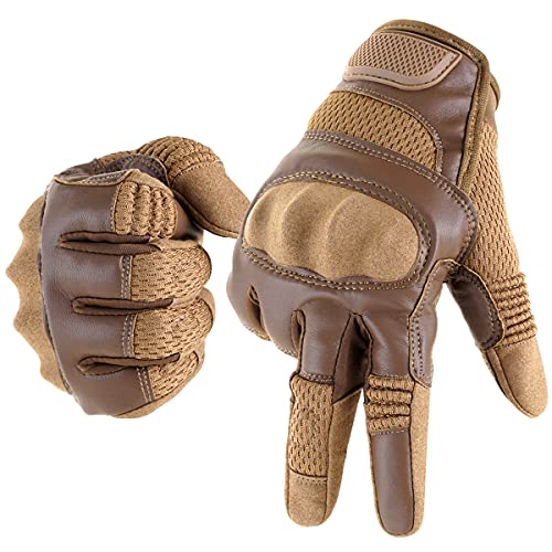 Evermotor Guantes de Motocicleta para BMX ATV MTB Riding, Road Racing, Ciclismo, Camping, Escalada