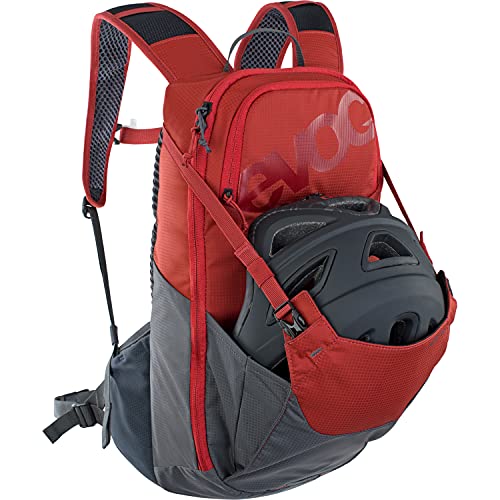 Evoc Ride 12 - Mochila de Bicicleta de montaña sin protección para Adulto, Unisex, Color Rojo y Gris