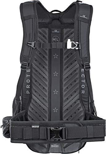 EVOC Sports FR Trail E-Ride Protector Backpacks, Color Negro, tamaño Talla Media/Grande