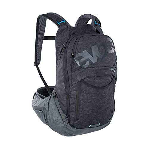 Evoc Trail Pro 16 - Mochila para Bicicleta de montaña, Unisex, Color Negro y Gris