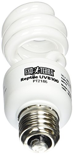 EXO TERRA Bombilla Bajo Consumo UVB 100 Compacto Repti, 13 W (5.0)