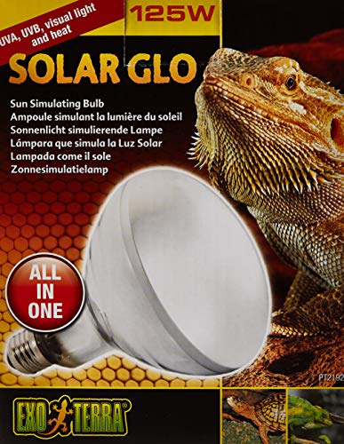 Exo Terra PT2192A1 Bombilla Solar Glo Vapor de Mercurio, 125 W