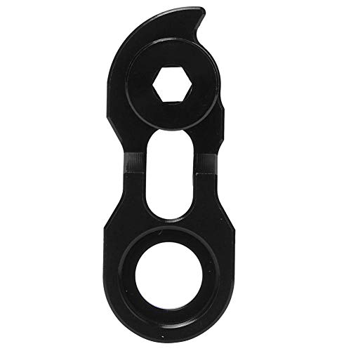 Extensor de la suspensión del Cambio, extensión de la suspensión del Cambio Trasero de la Bicicleta Keenso Extensor del Gancho de la Cola del Marco de la Bicicleta para 34T-52T(Negro)