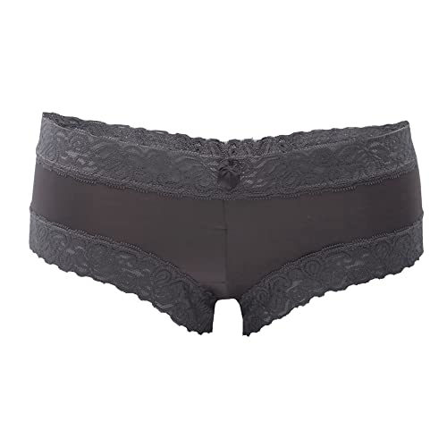 Fabio Farini Culotte Paquete de 6. Bragas con seductores Detalles de Encaje Multicolor S-M