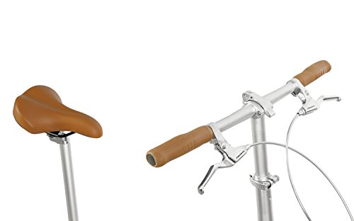 FabricBike Folding Bicicleta Plegable Cuadro Aluminio Ruedas 20" 3 Colores (Matte White)
