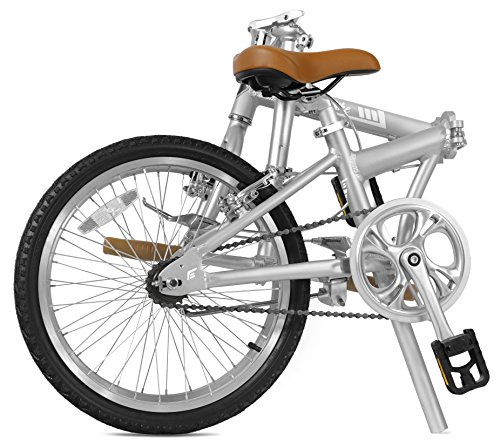 FabricBike Folding Bicicleta Plegable Cuadro Aluminio Ruedas 20" 3 Colores (Space Grey & Black)