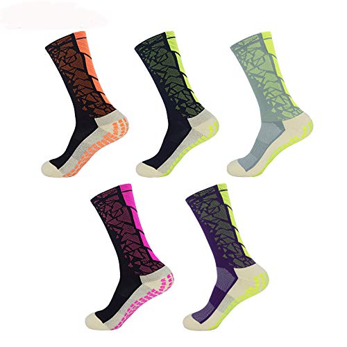Fauhsto Anti-Slip Breathable Men Women Sport Socks Soft Elastic Stocks for Basketball Running Football Cycling Socks