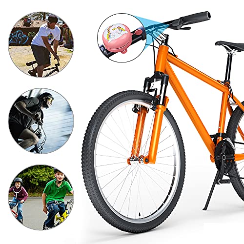 Fcslvy Timbre de Bicicleta para niños, Timbre de Bicicleta Infantil, Anillo de Bell del Cuerno, con Sonido Nítido para Adultos y Niños para Bicicleta de Montaña y de Carretera