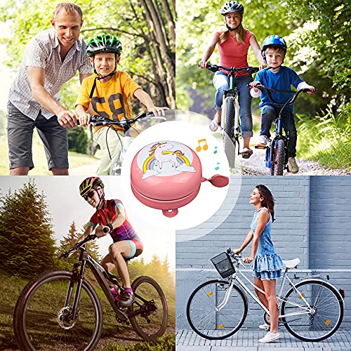 Fcslvy Timbre de Bicicleta para niños, Timbre de Bicicleta Infantil, Anillo de Bell del Cuerno, con Sonido Nítido para Adultos y Niños para Bicicleta de Montaña y de Carretera