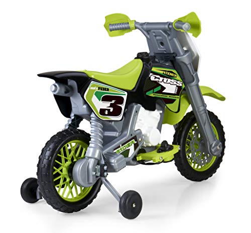 FEBER Rider Cross 6V - Moto eléctrica para niños y niñas de 3 a 7 años (Famosa 800012223)