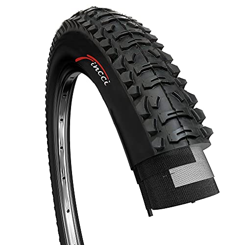 Fincci 26 x 1,95 Pulgadas 50-559 Plegable Cubierta para MTB Montaña Hibrida Bici Bicicleta