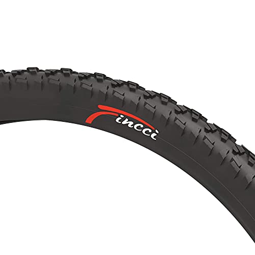 Fincci 26 x 1,95 Pulgadas 52-559 Cubierta con 3mm Anti Pinchazo 60TPI para MTB Montaña Hibrida Bici Bicicleta