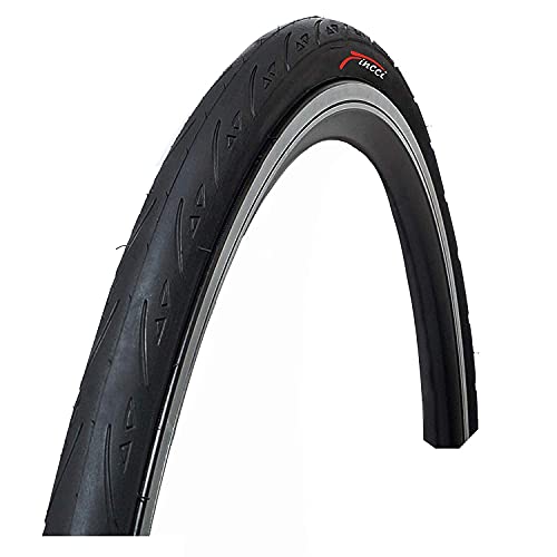 Fincci 700 x 25c 25-622 Plegable Cubierta para Ciclo Carrera Carretera Carreras Turismo Bici Bicicleta con protección de Nailon LVL3