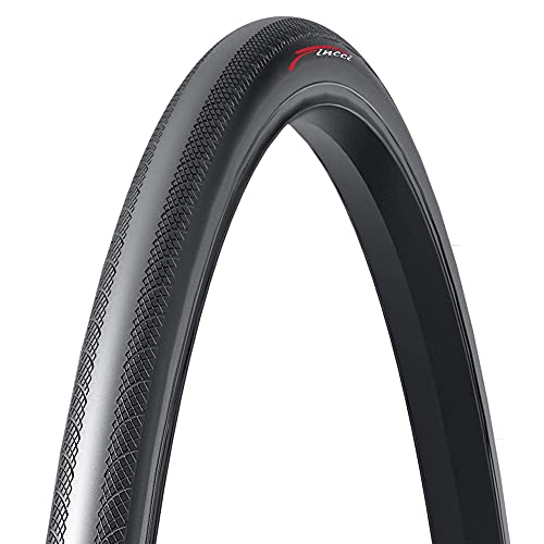 Fincci 700 x 28c 28-622 Cubierta 60TPI 1mm Anti Pinchazo para Ciclo Carrera Carretera Carreras Turismo Bici Bicicleta