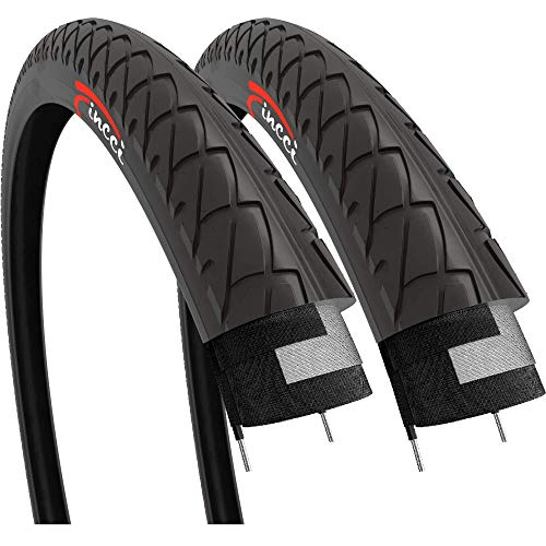 Fincci Par 26 x 2,10 Pulgadas 54-559 Cubiertas para Carretera MTB Montaña Hibrida Bici Bicicleta (Paquete de 2)