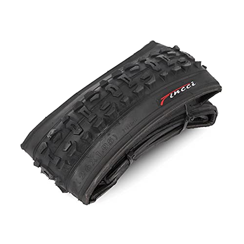 Fincci Set Par 26 x 1,95 Pulgadas 50-559 Plegable Cubiertas con Cámaras de Aire Schrader Válvula Interior para MTB Montaña Hibrida Bici Bicicleta (Paquete de 2)